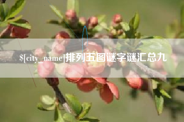 北票排列五图谜字谜汇总九