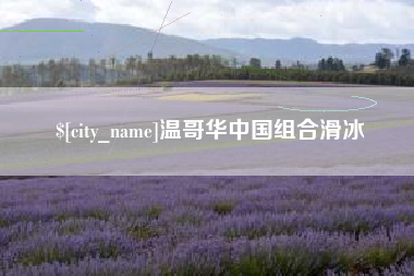 北票温哥华中国组合滑冰