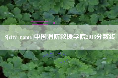 北票中国消防救援学院2018分数线