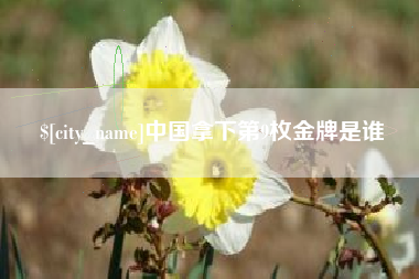 北票中国拿下第9枚金牌是谁