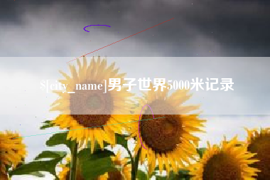 北票男子世界5000米记录