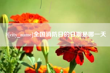 北票全国消防日的日期是哪一天