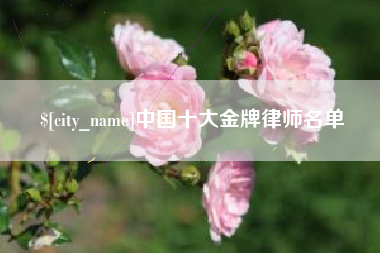 北票中国十大金牌律师名单