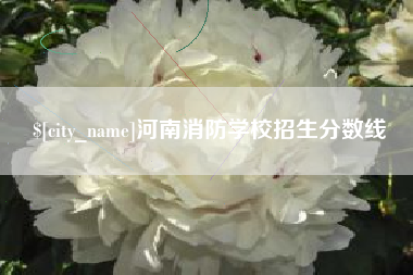 北票河南消防学校招生分数线