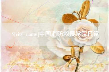 北票中国消防救援学院日常