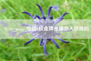 北票中国6枚金牌是哪些人获得的