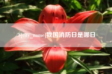 北票我国消防日是哪日