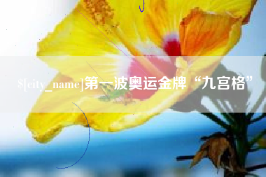 北票第一波奥运金牌“九宫格”
