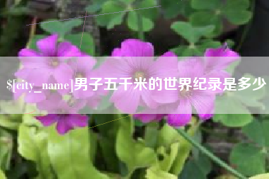 北票男子五千米的世界纪录是多少