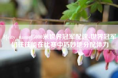 北票5000米世界冠军配速-世界冠军们往往能在比赛中巧妙地分配体力