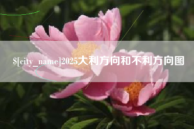 北票2025大利方向和不利方向图