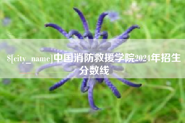 北票中国消防救援学院2024年招生分数线