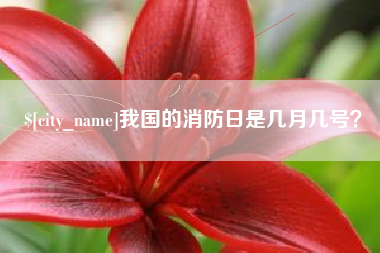 北票我国的消防日是几月几号？