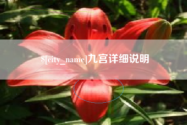 北票九宫详细说明