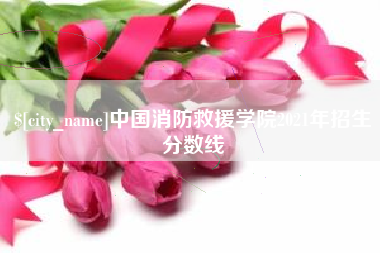 北票中国消防救援学院2021年招生分数线