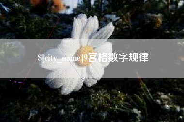 北票9宫格数字规律