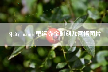 北票奥运夺金时刻九宫格图片