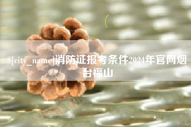 北票消防证报考条件2024年官网烟台福山